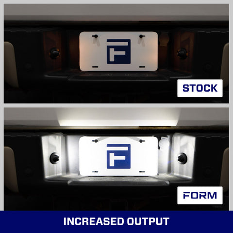 Form Lighting 1990 F-150 LED License Plate Lights (Pair) - FL0039