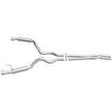 MagnaFlow Cat Back, SS, 2.5in, Competition, Dual Split Polished 4.5in Tips 2015 Ford Mustang V6 3.7L - 19099