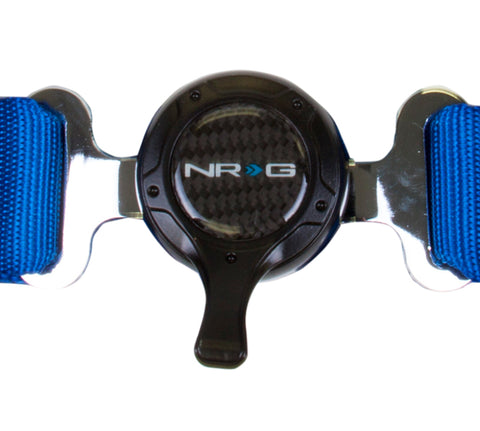 NRG 4PT 2in. Seat Belt Harness / Cam Lock - Blue - SBH-4PCBL