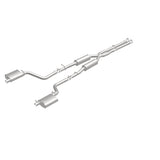 MagnaFlow Cat-Back SS 2.5in Dual Split Rear Exit (OEM Tips) 15-16 Dodge/Chrysler Charger/300 5.7L V8 - 19226