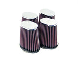 K&N 2in FLG 4 X 2-3/4in B 2 X 3in T 5in L (4 PER BOX) Universal Clamp-On Air Filter - RC-2774