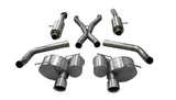 Corsa 2012-2013 Jeep Grand Cherokee 6.4L V8 Polished Sport Cat-Back Exhaust - 14466