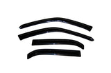 AVS 98-02 Chevy Prizm Ventvisor Outside Mount Window Deflectors 4pc - Smoke - 94033