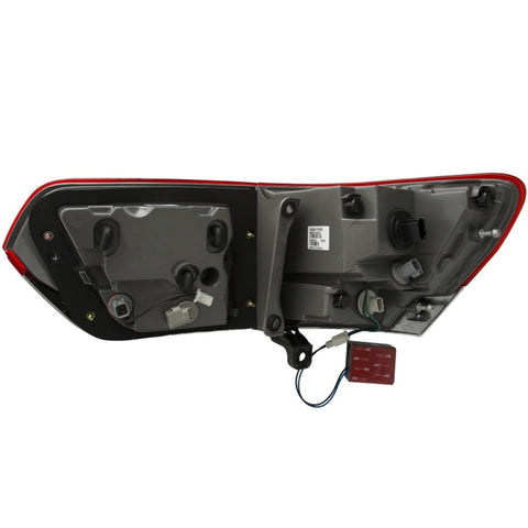 ANZO 2014-2016 Jeep Grand Cherokee LED Taillights Red/Clear - 311268