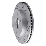 R1 06-10 Hummer H3T Front Right Drilled & Slotted Geo-Carbon Rotor - 830-93000R