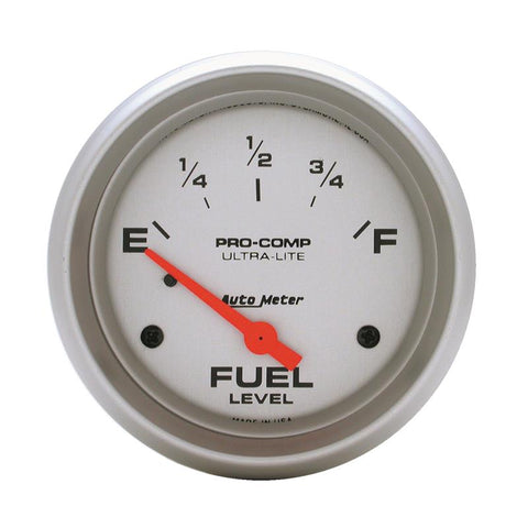 AutoMeter Gauge Fuel Level 2-5/8in. 0 Ohm(e) to 30 Ohm(f) Elec Ultra-Lite - 4417