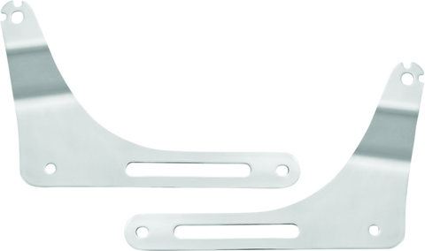 Kuryakyn Fixed Mounts Multi-Purpose Driver & Passenger Backrest 18-Up Softail Black - 7081