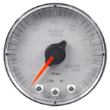 Autometer Spek-Pro Gauge Speedometer 5in 180 Mph Elec. Programmable Silver/Chrome - P230218