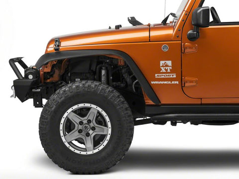 Raxiom 07-18 Jeep Wrangler JK 20-In Light Bar Hood Mounting Brackets - J106742