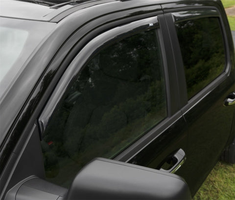 AVS 2019 RAM 1500 Crew Cab Ventvisor In-Channel Window Deflectors - 4pc - Smoke - 194818