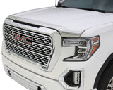 AVS 19-22 GMC Sierra 1500 Aeroskin Low Profile Hood Shield - Chrome - 622167