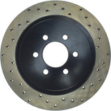 StopTech 92-02 Dodge Viper Drilled Rear Left Cryo Rotor - 128.63037CL