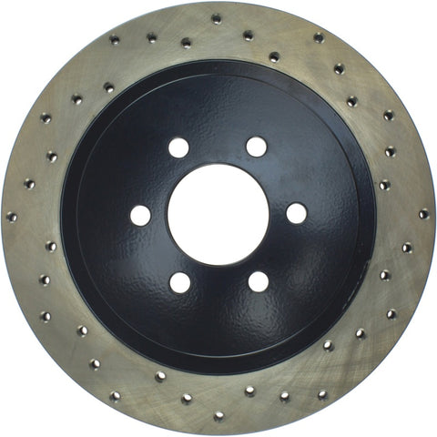 StopTech 92-02 Dodge Viper Drilled Rear Left Cryo Rotor - 128.63037CL