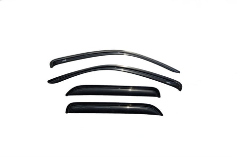 AVS 01-12 Ford Escape Ventvisor Outside Mount Window Deflectors 4pc - Smoke - 94059