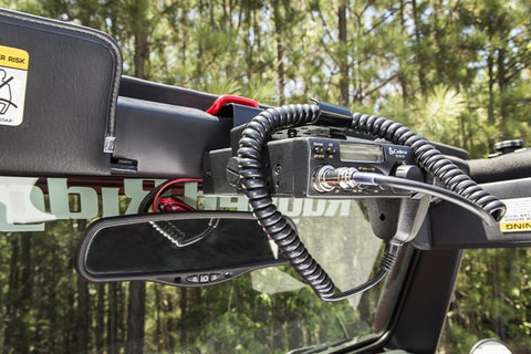Rugged Ridge CB Radio Mount Windshield 03-06 Jeep Wrangler TJ/LJ - 13551.07