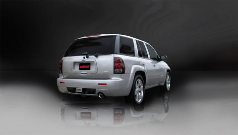Corsa 2006-2008 Chevrolet Trailblazer SS 6.0L V8 Polished Sport Cat-Back Exhaust - 14256