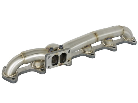 aFe Twisted Steel Header w/ Turbo Manifold 03-07 Dodge Diesel L6-5.9L - 48-32017