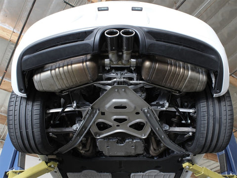 aFe Power 13-14 Porsche Cayman S / Boxster S Carbon Fiber Exhaust Tip Upgrade - 49C36413-C