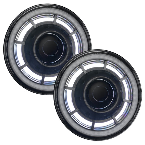 ORACLE Lighting 0718 Jeep Wrangler JK Oculus 7in ColorSHIFT Bi-LED Projector Headlights - 5876-504