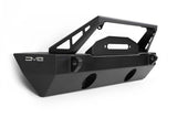 DV8 Offroad 07-23 Jeep Wrangler/Gladiator JT/JK/JL FS-25 Stubby Front Bumper w/Plated Bull Bar - FBJL-06