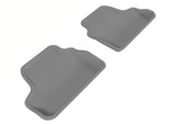 3D MAXpider 2007-2013 BMW 3 Series E93 Kagu 2nd Row Floormats - Gray - L1BM02421501