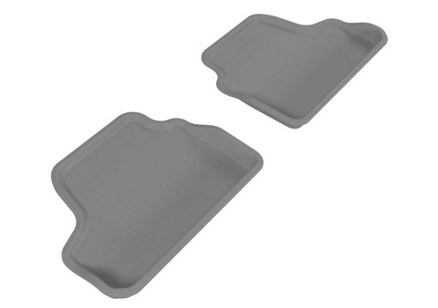 3D MAXpider 2007-2013 BMW 3 Series E93 Kagu 2nd Row Floormats - Gray - L1BM02421501