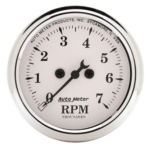 Autometer 2 1/16 inch 7000rpm Old Tyme Tachometer (52.4mm) - 1694