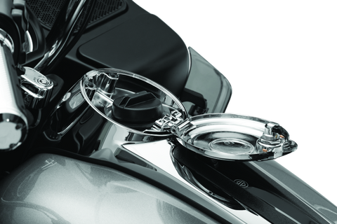 Kuryakyn Easy Fill Fuel Door Chrome - 6998
