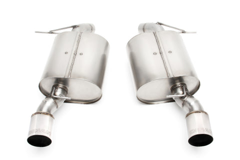 Dinan 07-11 BMW 335i/335xi (E90) Free Flow Axleback Exhaust System - Polished Tips - D660-0012