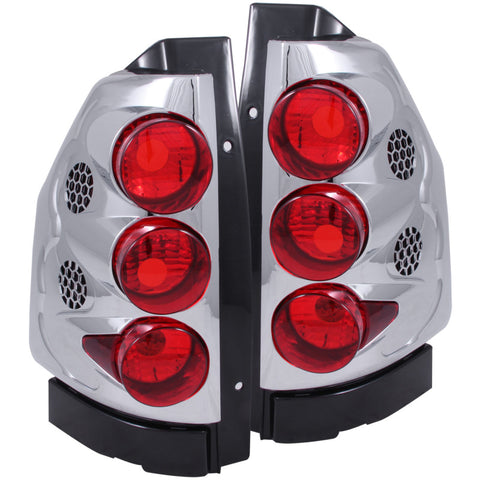 ANZO 2002-2008 GMC Envoy Taillights Chrome - 211091