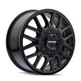 Mayhem 8107D Cogent Dually 20x8.25 / 8x210 BP/ 115mm Offset / 154.2mm Hub Gloss Black Wheel - 8107D-2879BF115