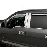 Putco 17-20 Ford SuperDuty - Crew Cab (Set of 4) Element Chrome Window Visors - 480065