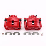 Power Stop 01-10 Chrysler PT Cruiser Front Red Calipers w/Brackets - Pair - S4780