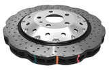 DBA 2015+ Audi RS-3 5000 Series Drilled Front Brake Rotor - 52844SLVXD