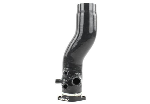 PERRIN 15-21 Subaru WRX / 14-18 Forester XT Turbo Inlet Hose 3in. w/ Turbo Adapter Flange - Black - PSP-INT-424BK