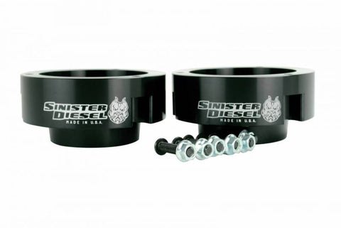 Sinister Diesel 94-09 Dodge 2500/3500 Black (4wd Only) Leveling Kit - SD-9409LVL-BLK