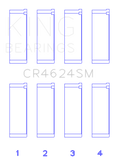 King Engine Bearings Hyundai G4Ke/G4Kc (Size +1.0mm) Connecting Rod Bearing Set - CR4624SM1.0