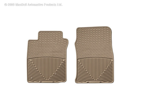 WeatherTech 00-05 Hyundai Accent Front Rubber Mats - Tan - W39TN