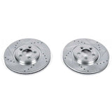 Power Stop 06-08 Jaguar S-Type Front Evolution Drilled & Slotted Rotors - Pair - EBR1082XPR