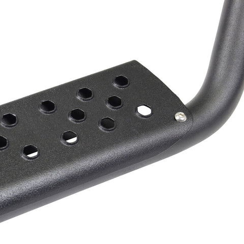 Go Rhino Dominator Extreme D6 SideSteps - Tex Blk - 4in Drop Down Steps (Pair) - D6410000T