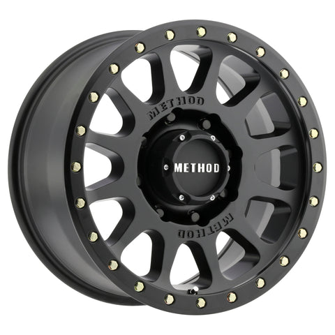 Method MR305 NV HD 17x8.5 0mm Offset 8x180 130.81mm CB Matte Black Wheel - MR30578588500H