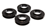 Energy Suspension 97-06 Jeep Wrangler TJ / 84-01 Cherokee Black Fr/Rear Coil Lift Isolator Set of 4 - 2.6103G