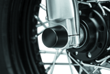 Kuryakyn Front Axle Nut Caps Satin Black - 1229