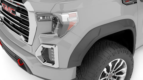 Bushwacker 19-22 GMC Sierra 1500 DRT Style Flares 4pc - Black - 40946-02