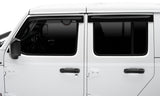 AVS 2018 Jeep Wrangler Unlimited (4-Door) Ventvisor Low Profile Window Deflectors 4pc - Smoke - 894066