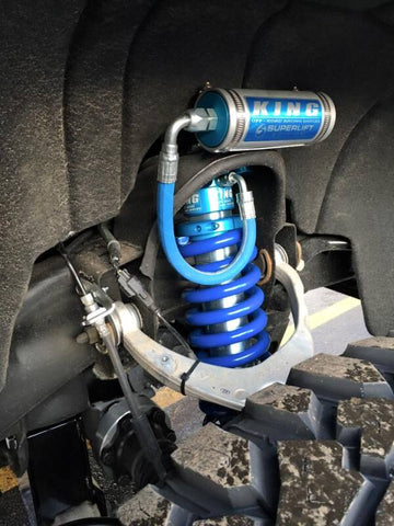 Superlift 07-16 Chevy Silv 4WD 8in Lift Kit w/ OE Cast Steel Control Arms & King Coilovers & Shocks - K919KG
