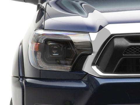 Raxiom 12-15 Toyota Tacoma Axial Series Switchback Projector Headlights- Black Housing- Clear Lens - TT23359