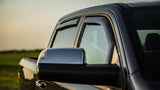 EGR 2019 Dodge Ram 1500 Crew Cab SlimLine In-Channel Window Visors Set of 4 - Dark Smoke - 572951