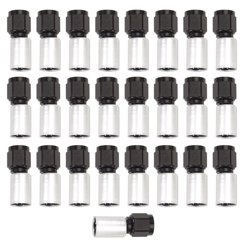 Russell Performance -10 AN Proclassic Crimp Straight End (O.D. 0.825) (Qty. 25) - 610588