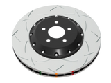 DBA 22-23 Hyundai Elantra N/Kona N Front 5000 Series Slotted Rotor w/Black Hat - DBA53148BLKS